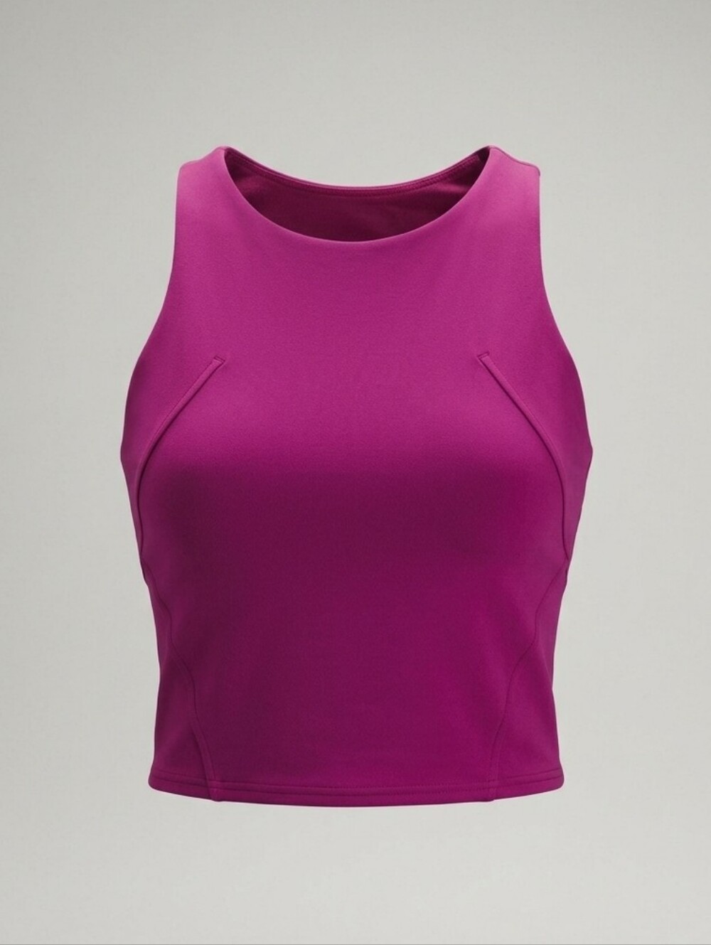 Lululemon Magenta Wunder Train Racerback Cropped Tank Top 4